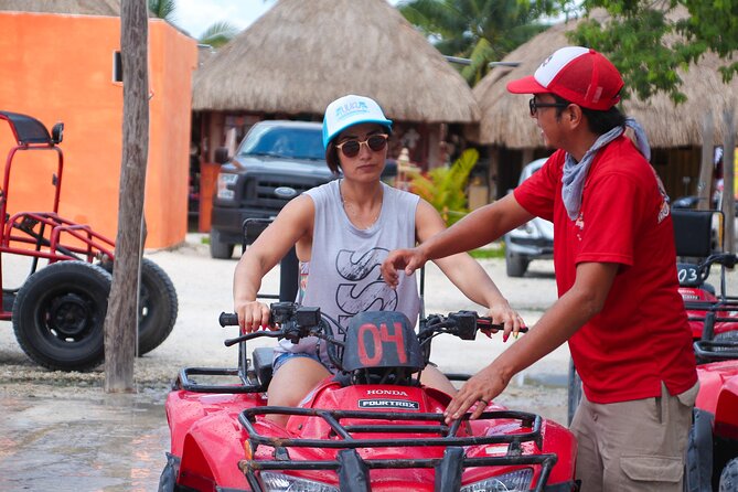 ATV and Clear Boat Ride Full Experience in Cozumel - Lunch and downtime at Playa Uvas