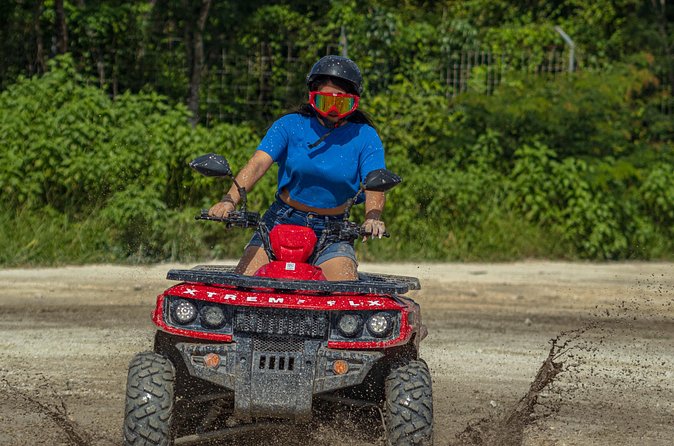 ATV Jungle discovering the wild Jade Cavern and Mayan Village - Pickup from Cozumel’s cruise piers