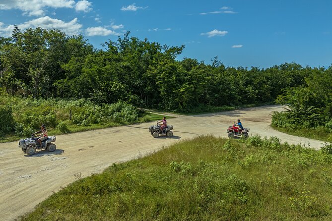 ATV Jungle discovering the wild Jade Cavern and Mayan Village - Riding an ATV through Cozumel’s interior