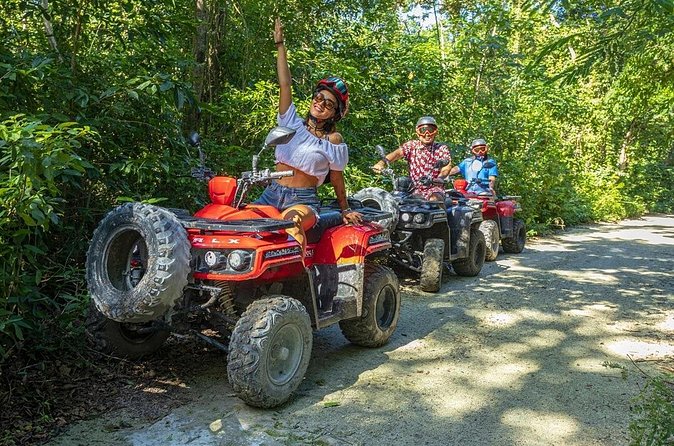 ATV Ride Discover the Jade Cavern and Drive Through The Jungle - Guides who keep the pace moving