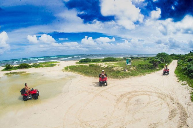 ATV Seashore + Cenote Combo: Mezcalitos & Mayan Cenote Experience - Swimming in the Mayan cenote