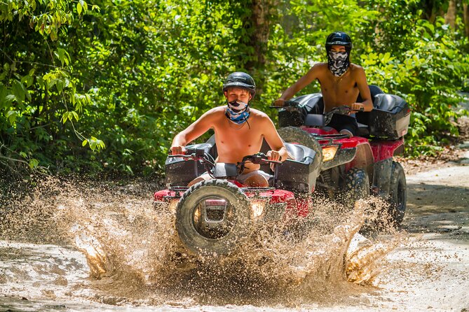 ATV to Jade Cavern, Mud Trails, Snorkel and Lunch with Open Bar - Why the muddy ATV ride is the heart of the day