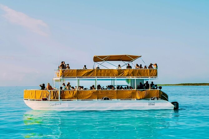Catamaran Excursion + Open bar + Snorkeling at El Cielo - Four Cozumel stops in one afternoon