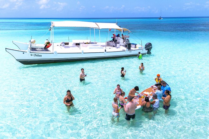 Catamaran Snorkel Adventure to El Cielo and The Money Bar Beach - El Cielo and El Cielito: starfish, rays, and a floating snack break