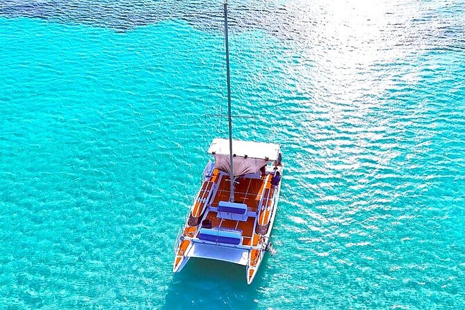 Catamaran Snorkel Adventure to El Cielo and The Money Bar Beach - Sun protection is part of the planning