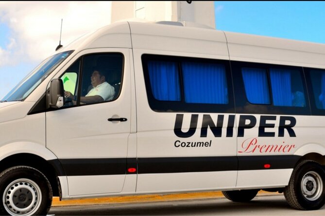 Cheaper Shared Shuttle from airport to any resort in Cozumel - The shared van, comfort, and group size