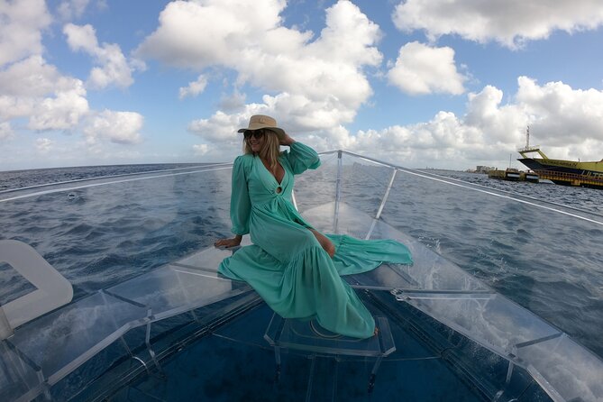 Clear Boat & Snorkel Cozumel Tour with Drinks - Weather can change the plan