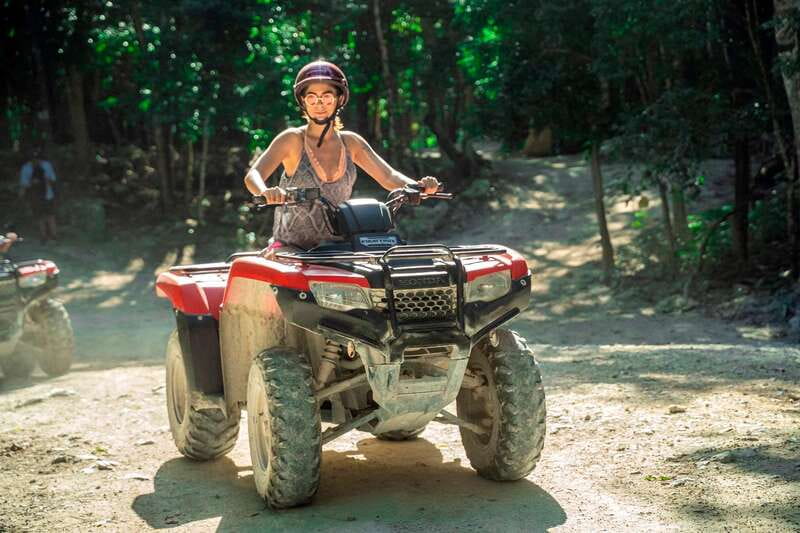 Cozumel: ATV Ride to Jade Cavern, Beach Club Access & Lunch - Swimming in Cozumel’s Largest Cenote