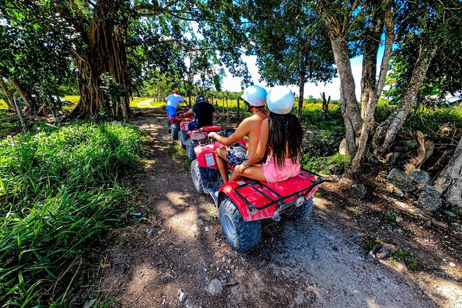 Cozumel ATVs, El Cedral Ruins, Cenote Jade, and Tequila - Swimming at Cenote Jade