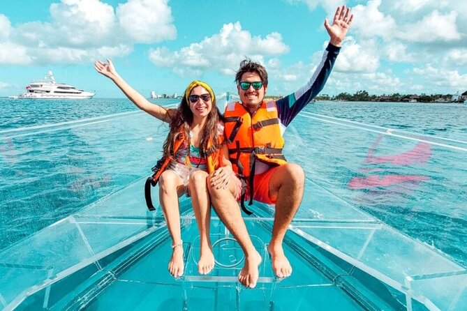 Cozumel Buggy Island Tour, Otoch Mayan Experience & Clear Boat - The clear boat at Muelle del Capitan