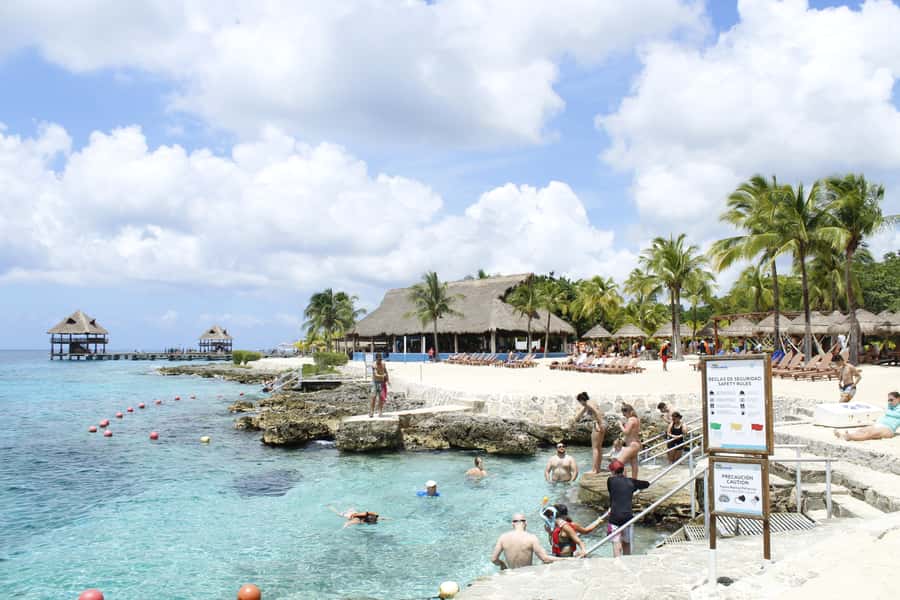 Cozumel: Chankanaab Park Admission+ Snorkel+ Welcome drink - Arriving from the cruise ports