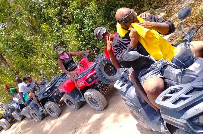Cozumel Family Adventure with Double Jungle ATV Ride - One hour at Jade Cave