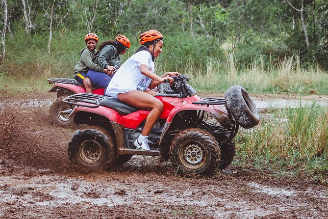 Cozumel Jungle ATV Adventure and Unlimited Beach Break - Single or double ATV: choose for control, not just price