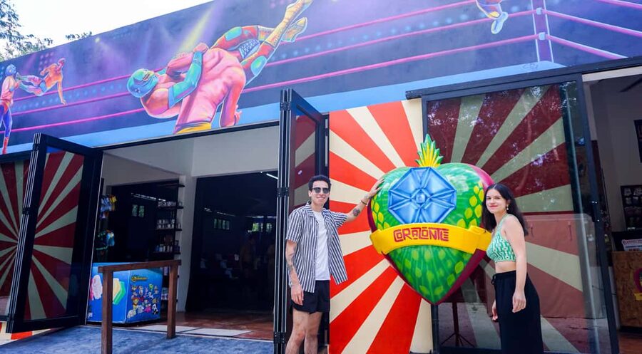 Cozumel: Mexican Wrestling Show with Tacos & Margaritas! - The wrestling: colorful masks and real athletic work