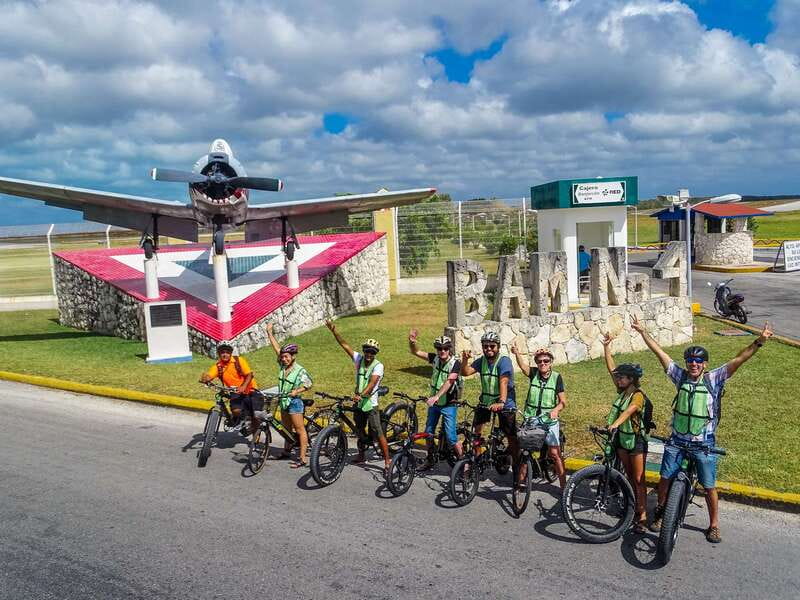 Cozumel: North Shore E-Bike Adventure & Beach Break - The Mexican aircraft stop