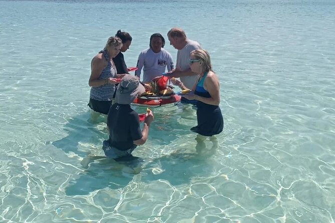 Cozumel Private 4-hour Boat Tour to El Cielo with Snorkeling - Crew service and comfort in the water