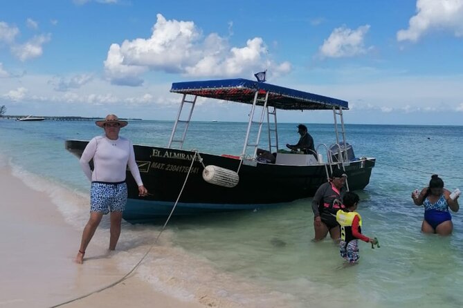 Cozumel Private 4-Hour Boat Tour to Passion Island - The sunken ferry and shallow-water snorkeling
