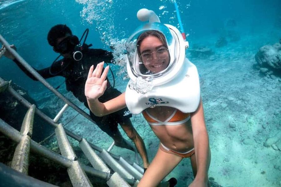 Cozumel: SeaTrek Underwater Helmet Diving Experience - The short lesson before you go underwater