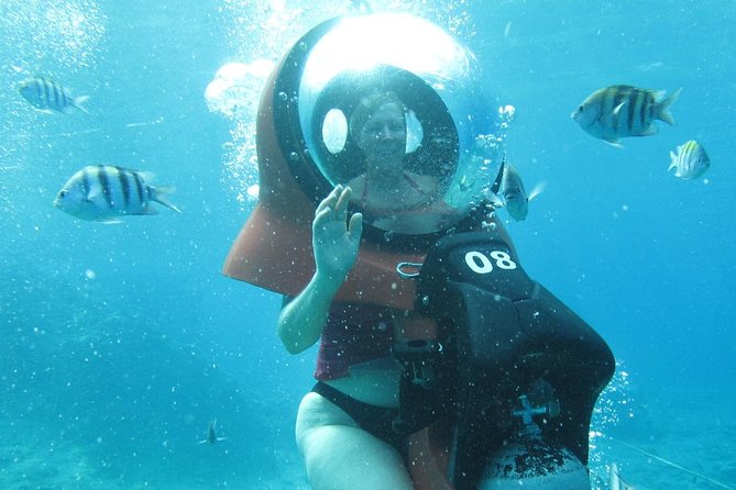 Cozumel Shore Excursion: Mini-SUB Diving Adventure - Check-in, lockers, and the beach area