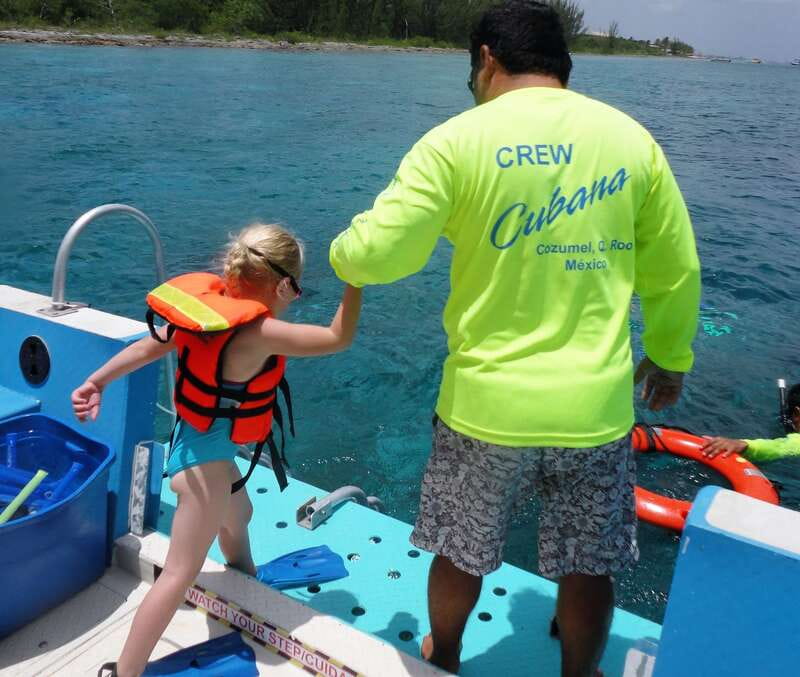 Cozumel: VIP Glass Bottom Boat & Snorkeling 3 Reefs Tour - The 10-minute ride out to Villa Blanca