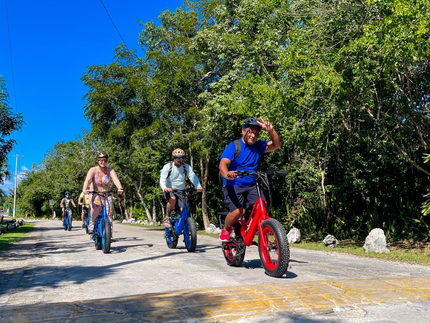 Cozumel: West Coast E-Bike and Snorkeling Tour - A Mayan garden stop with limited time