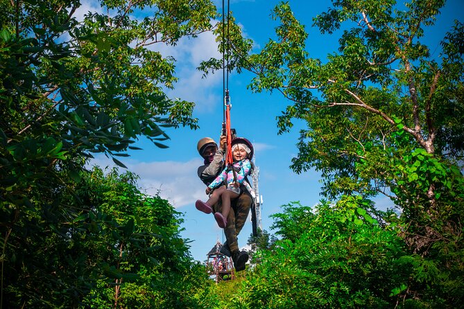 Cozumel zipline thrill adventures - The jungle setting and the pace of the ride