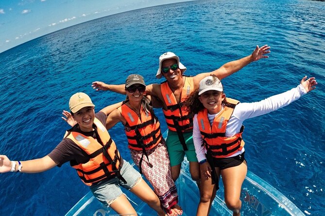 Crystal Boat Trip and Snorkeling Tour from Cozumel - Guides, boat handling, and the family factor
