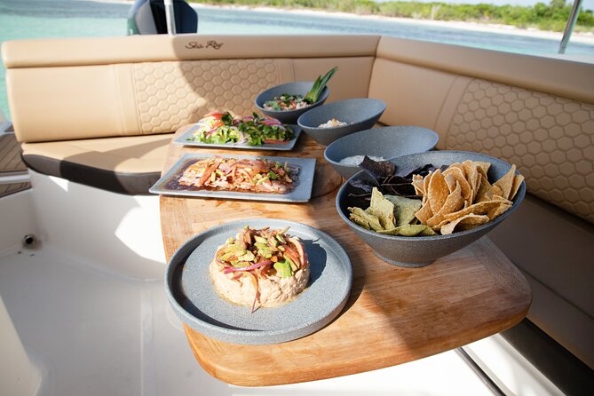 Deluxe Private Boats - 27 ft Sea Ray - A closer look at the boat and crew service