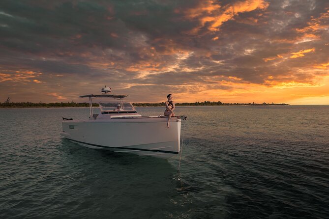 Deluxe Private Boats - 36 ft Fjord - Cruising toward Playa El Cielo