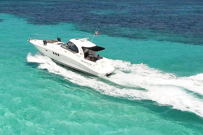 Deluxe Private Boats - 40 ft Sea Ray - Snorkeling over coral heads away from large groups