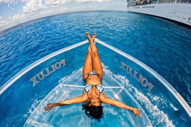Discover Cozumel in a Transparent Boat! - A Clear View of Cozumel’s Sea