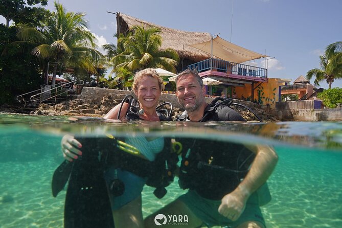 Discover Scuba Diving - Getting fitted with the included equipment