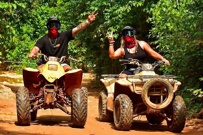 Discover the El Cedral town on ATVs: extreme adventure in Cozumel - Jade Cenote brings a cool change of pace