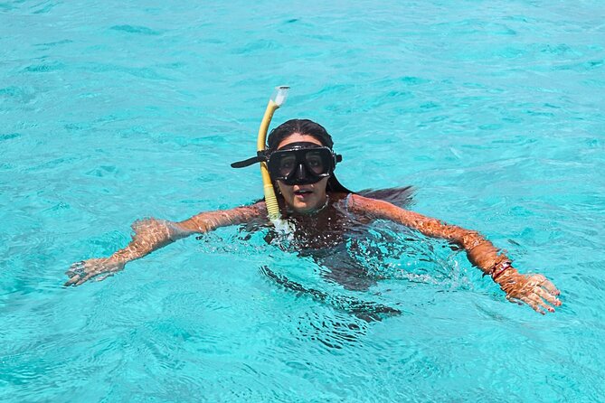 El Cielo Cozumel Snorkel Private Boat + Food + Drinks + Beach - Ceviche, guacamole, fruit, and cold drinks