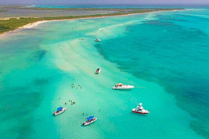 El Cielo Cozumel Snorkel Share Boat + Reefs + Food Drinks + Beach - Three Cozumel water stops for $80
