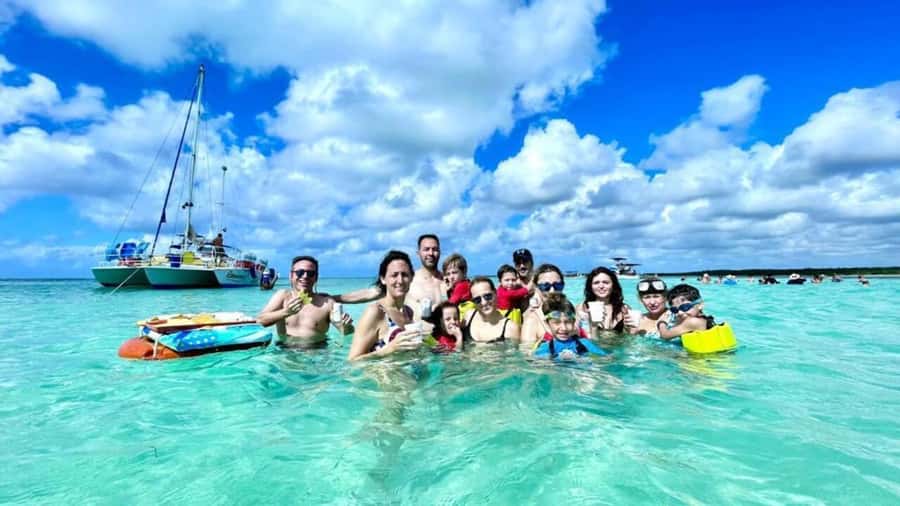 From Cozumel: El Cielo Beach by Catamaran Snorkeling Tour - Playa Palancar starts the water time