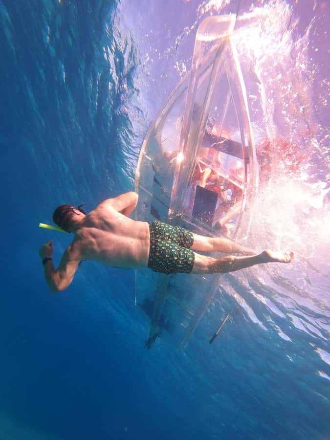 From Cozumel: Invisible Boat Snorkeling Tour - Starting near San Miguel and the cruise ports