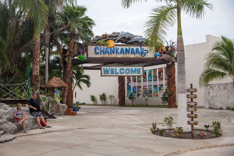 From Cozumel: Official Chankanaab Park Day Pass and Snorkel - Beach time under palapas and palms