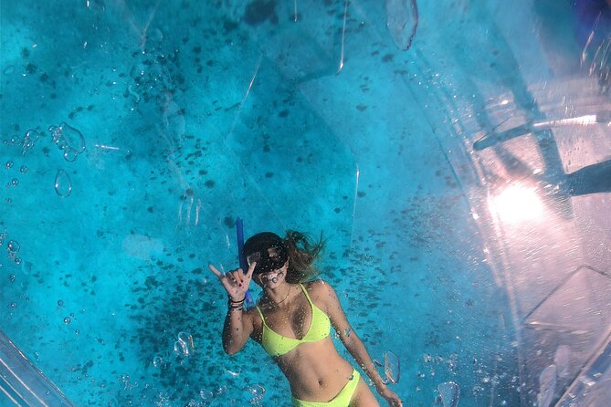 Invisible Boat Snorkeling Tour - Snorkeling equipment and the water stop