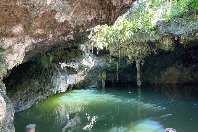 Jade Cavern ATV Tour in Cozumel with Beach Break with transfer - El Cedral, where Cozumel’s past comes first