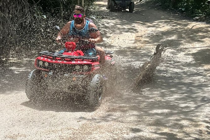 Jade Caverns and Mayan Village Cozumel ATV TOUR - Pickup from the port, resort, or apartment