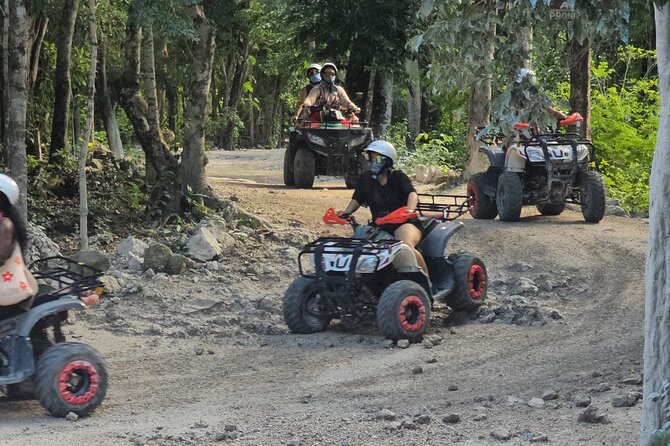Jade Caverns and Mayan Village Cozumel ATV TOUR - Jade Cenote and the 20-foot jump