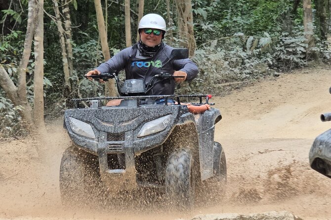 Jade Caverns and Mayan Village Cozumel ATV TOUR - Riding Cozumel’s dirt, rock, and water trails