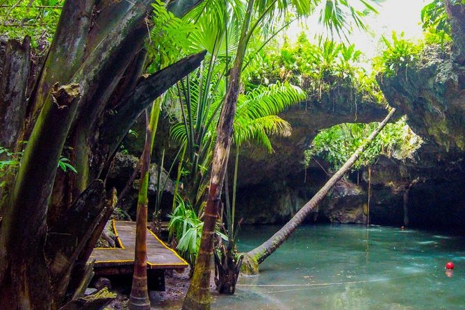 Jungle Jeep Adventure to Mayan Caves, Cenote and Snorkel - Starting at El Cedral and its first church