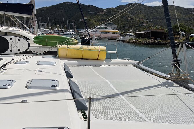 Private 6 Hrs 47 ft. Catamaran Snorkel & Cielo Charter (30p. max) - Lunch, snacks, and the open bar