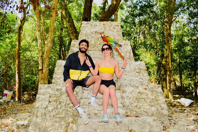 Private Jeep Tour & ATV to Jade Cavern Cenote: All Inclusive - San Martin Beach and a taste of local food