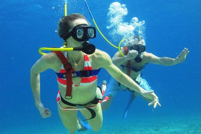 SNUBA Cozumel Underwater Adventure inside Chankanaab National Park - Instruction and equipment before entering the water