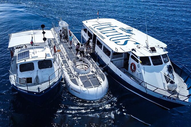 Submarine Atlantis Cozumel Adventure by Day & Sunset - From the Explorers’ Lounge to the transfer boat