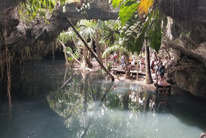 Tours On The Island Cozumel - Jade Cenote near Cedral is the main event