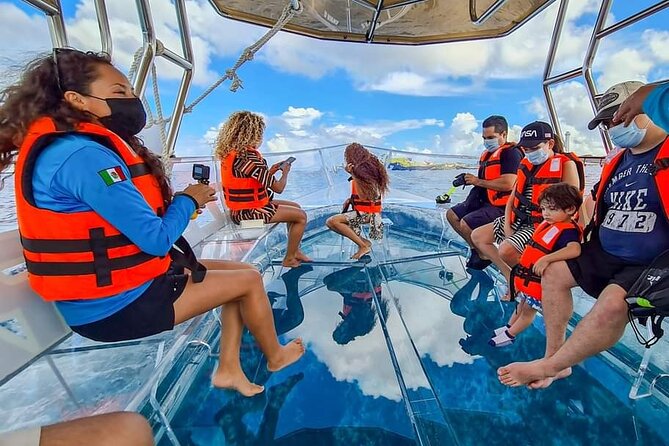 Transparent Boating and Snorkeling Tour in Cozumel All Inclusive - The 30-minute snorkeling stop